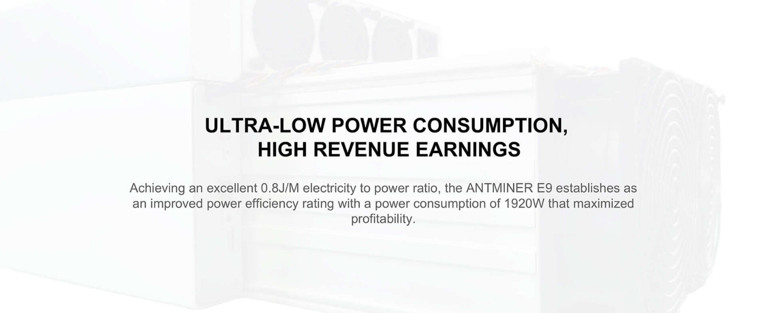 BITMAIN E9 ETC ASIC Miner 2400MH/S Most Profitable Mining Asic