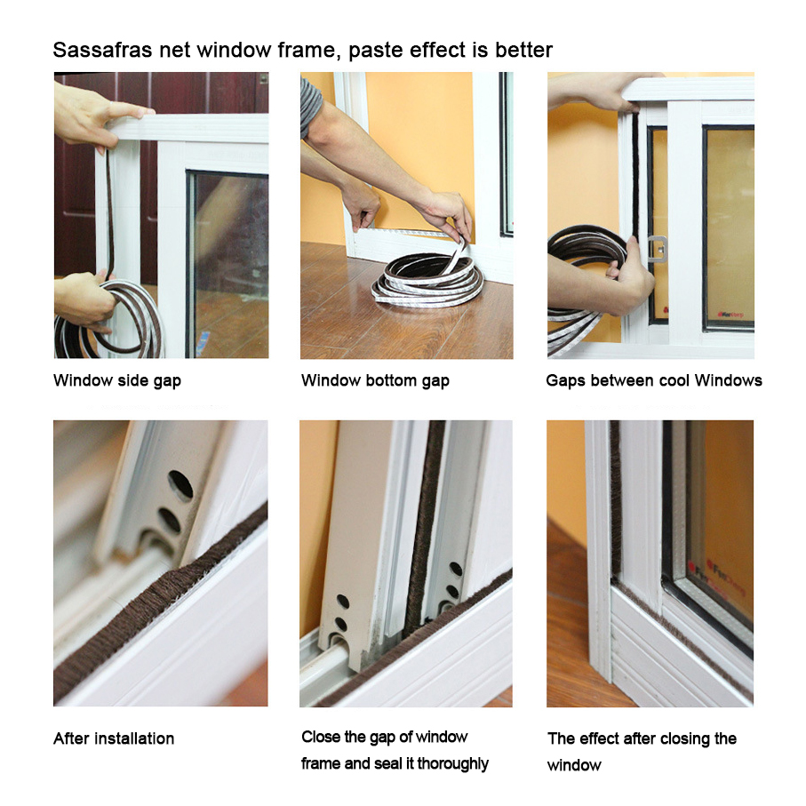 ABM Weatherstripping for window and door with multi size option