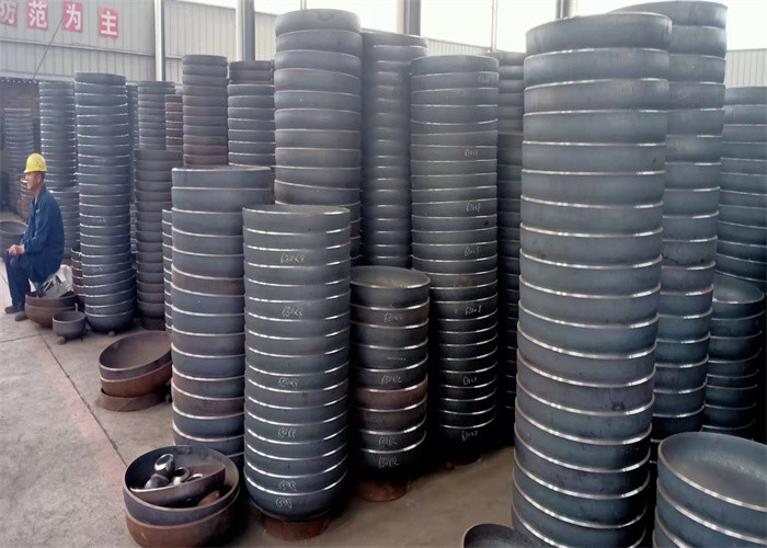 SCH10 Galvanized Carbon Steel Pipe Cap Black Paint SCH20 SCH30 SCH40 Seamless welded Sandblasting