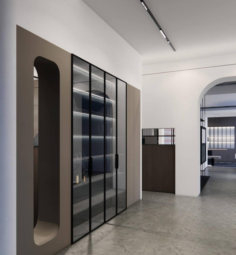 OEM Ultra Narrow Glass Door Aluminium Frame For Sliding Door