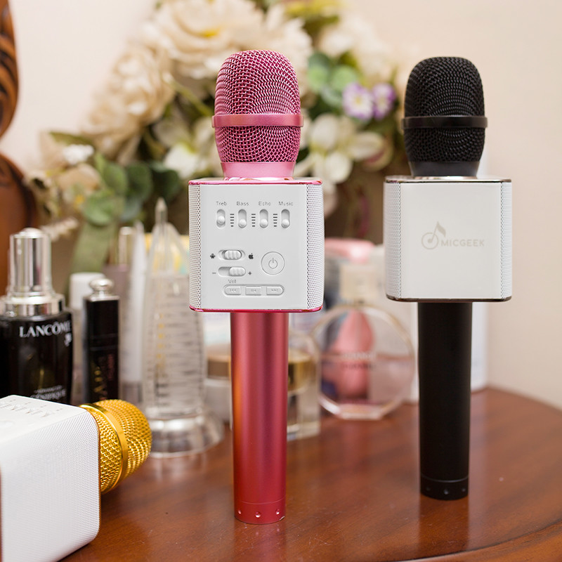 Home KTV Karaoke Player Handheld Bluetooth Speaker Microphone Micgeek Q9