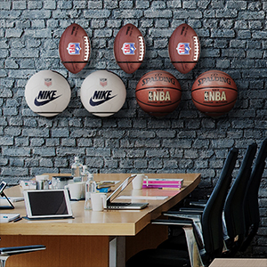 Universal Space-Saving Ball Rack High Carbon Steel Stamping Process Durable Material