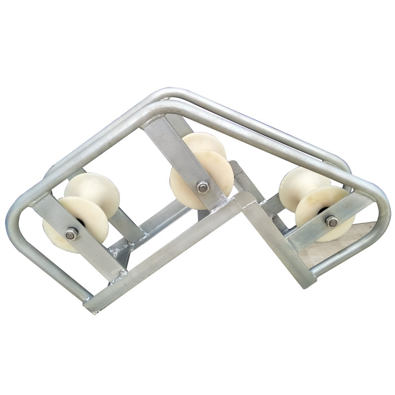 Pithead Cable Roller Cable Protection Wire Pulling Pulley With Multiple Wheels