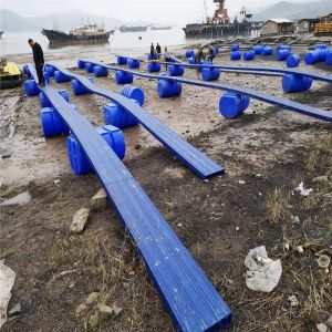 Customized Plastic Floating Pontoon Fish Farming Cage with 6m to 50m Depth and