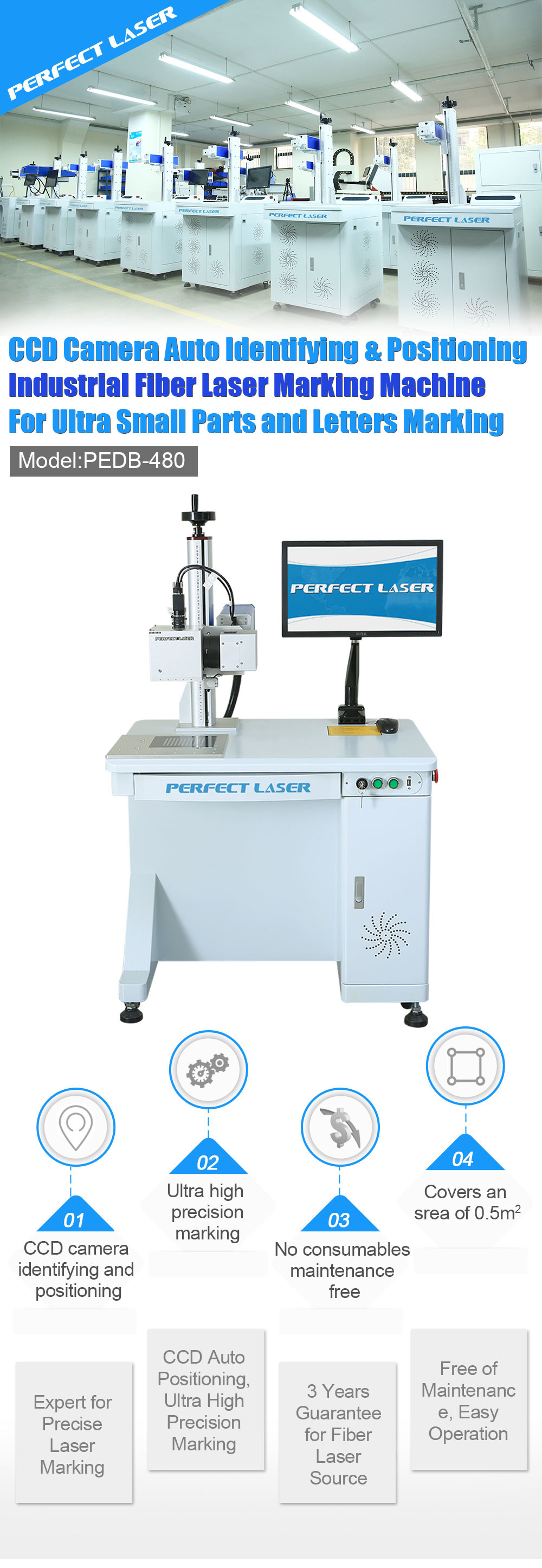 Automatic Positioning Laser Engraving Machine For Deep Carved Metal