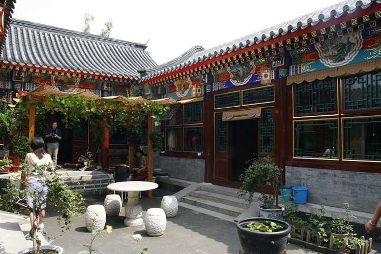 Unglazed Gazebo Chinese Clay Roof Tiles Matt Gazebo Bent Handmade Craft
