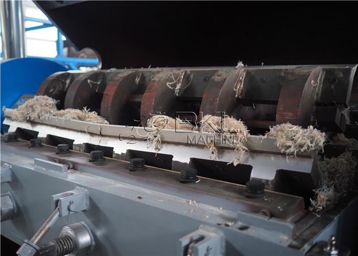 PP Woven Bag HVC 600 Plastic Crusher Machine 90KW Pet Bottle Crushing Machine