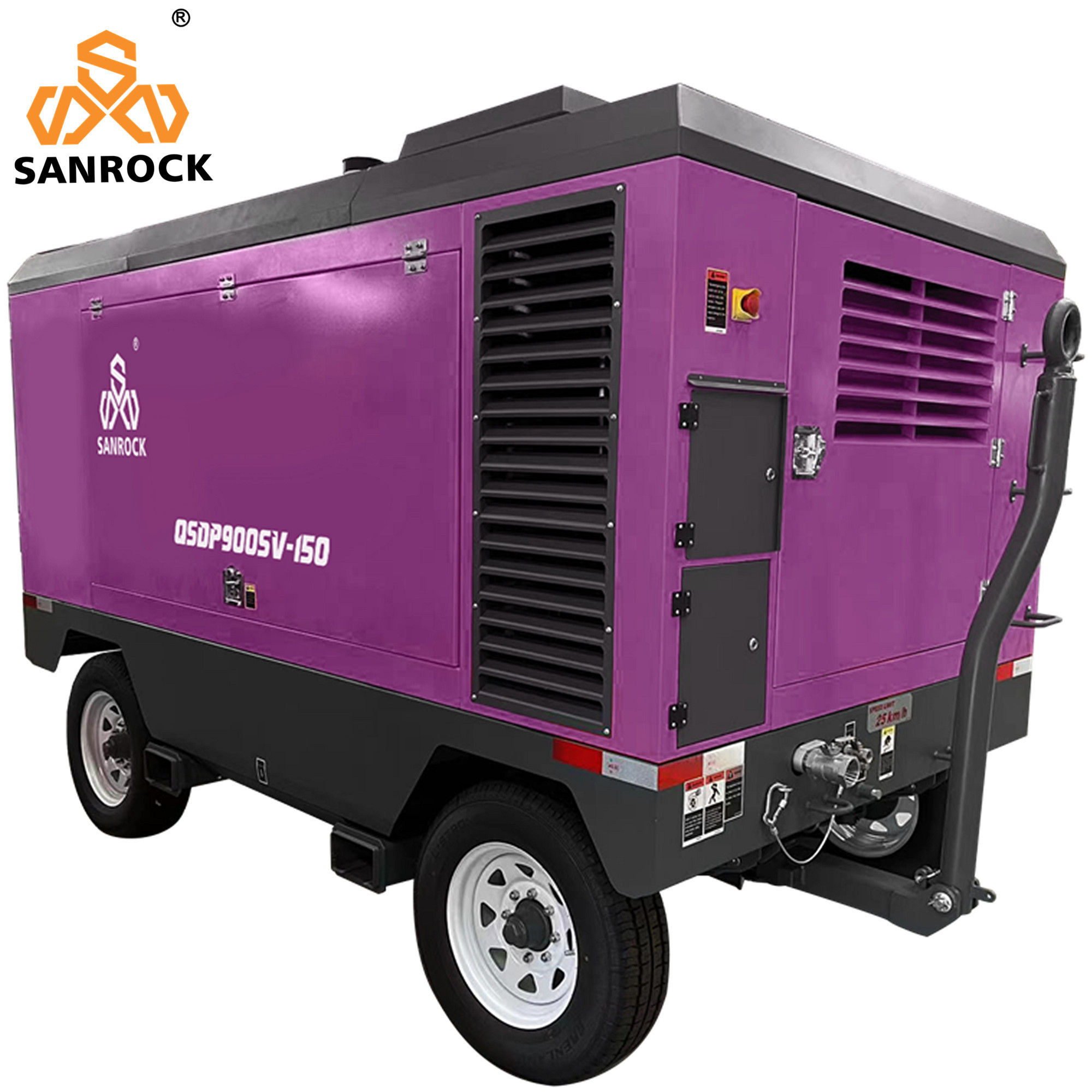 240kw Diesel Air Compressor Machine Rotary Screw Air Compressor