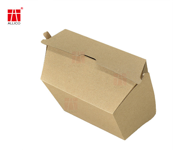Small Brown Kraft Corrugated Mailing Boxes Die Cut AB Flute