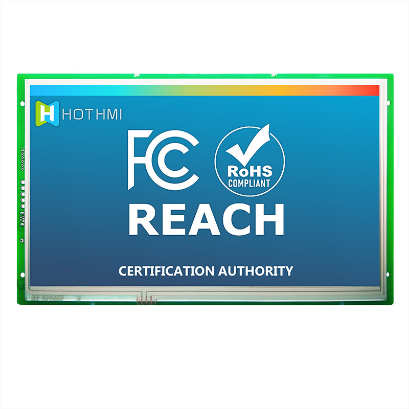 10.1 Inch Intelligent UART TFT Display 1024x600 Durable 300cd/m2