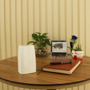 Light Touching Controlling Desk Air Purifier 360 Degree Inlet And Outlet
