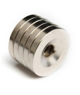 Black Epoxy Coating Ring NdFeB Magnets Customized Super Strong Magnetic Ring