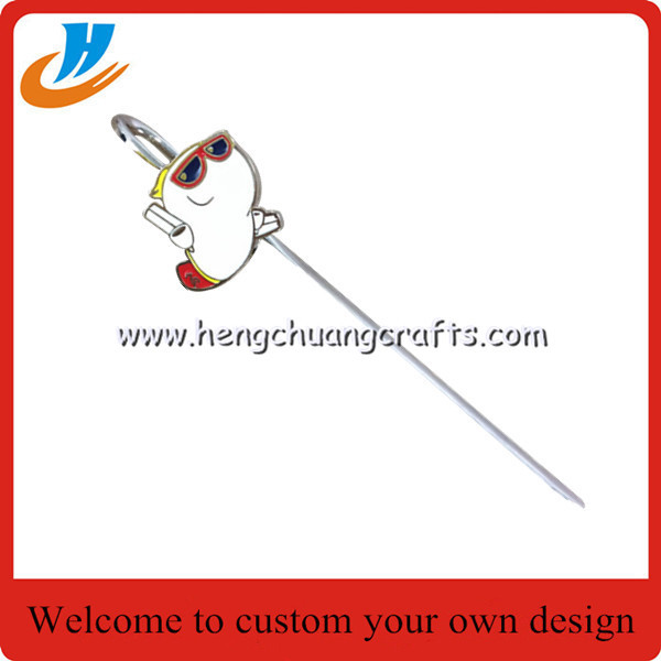 Stainless steel etch bookmark custom with your own logo design
