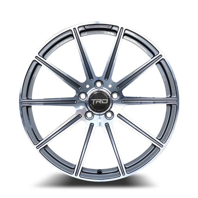 Passenger car forged aluminum alloy wheel 18-22 inch pcd112 108 115 120 130 black painted machined rim