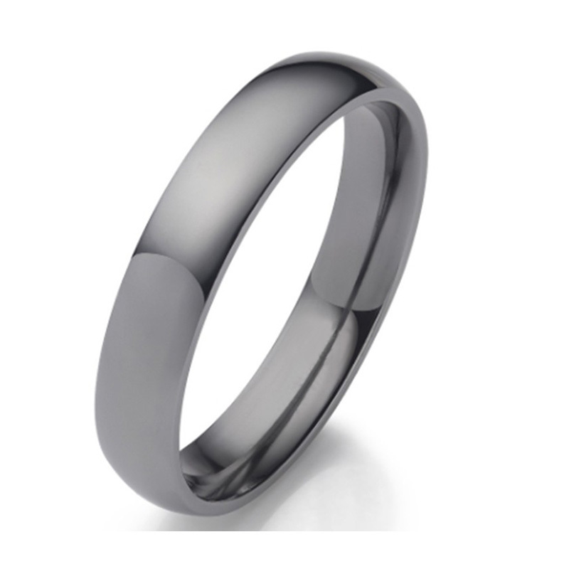 Matt Finish Pure Tantalum Men's Wedding Band Alin Romantic Starry Sky Wedding Ring