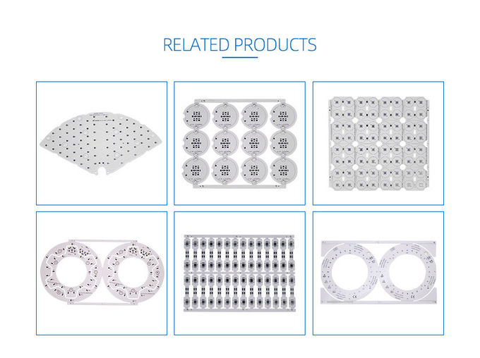 LED Panel Light HASL Lead Free Dob Aluminum PCB 18w Custom PCBA