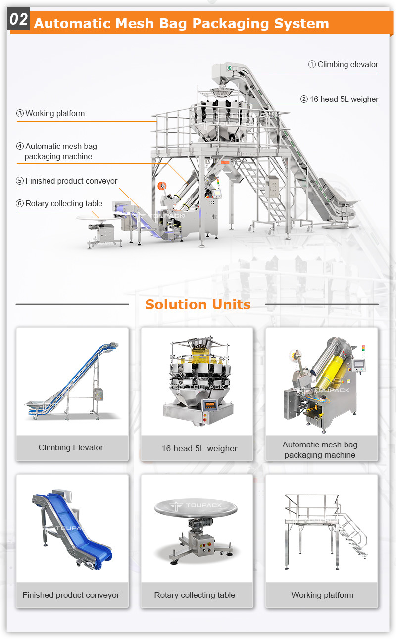 Automatic Potato Mesh Bag Clipping Packing Machine Net Bag Packing Machine For Fruits Vegetable