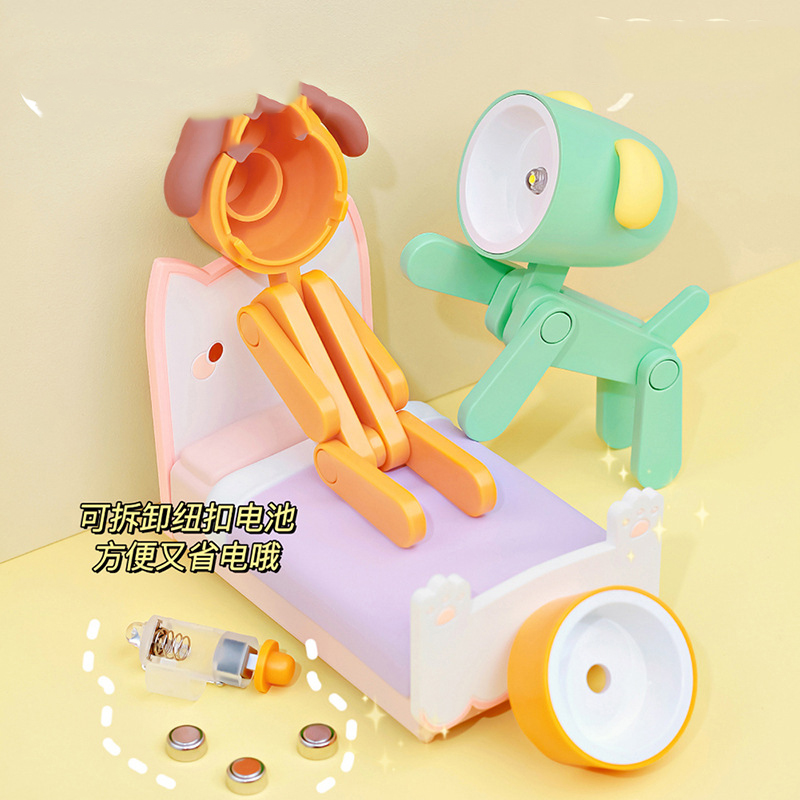Luna Moon Shaped Touch Control Children's Desk Table Lamp 20cm with Logo Customized