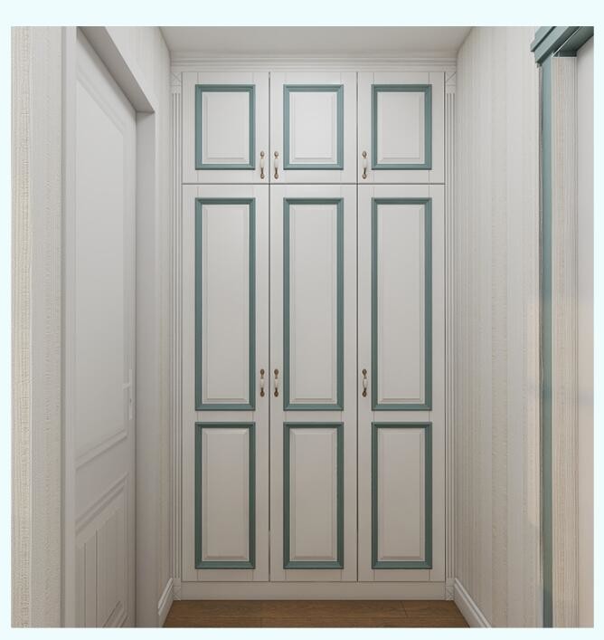 1800mm Solid Wood Wardrobe Closet Luxury Bedroom Wall Cabinets With Doors
