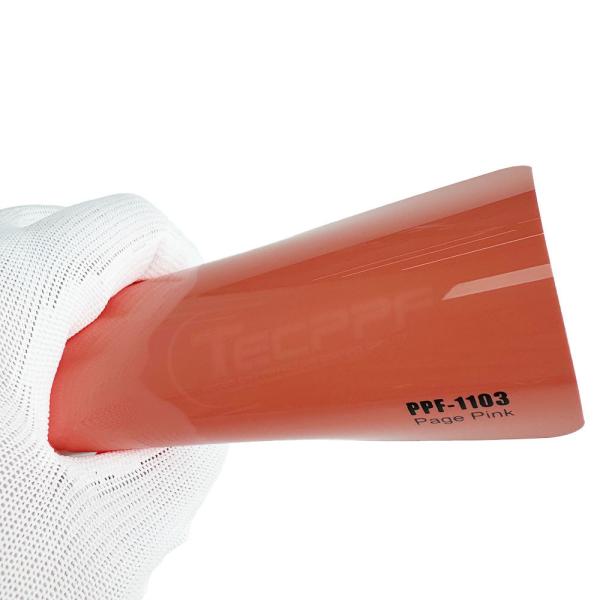 8mil Thickness Heat Healing Page Pink Colour Change Paint Protection Film Car