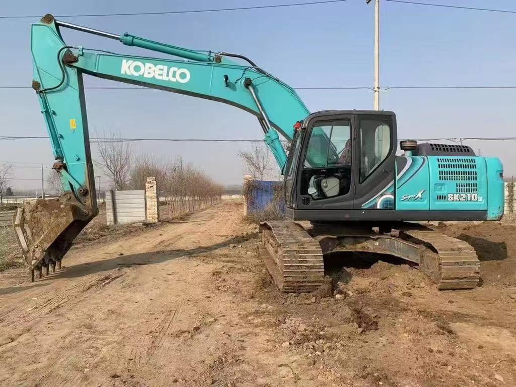 Kobelco SK210-10 Used Large Excavators Safety Operation Original Japan