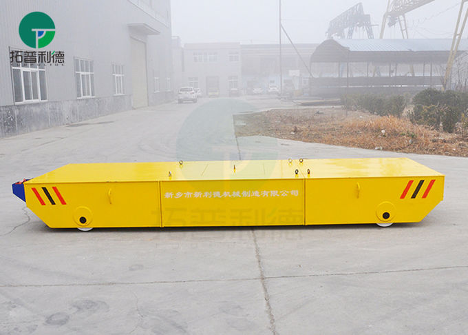 5-30 Ton Custom Steel Billet Transport Battery Transfer Cart With Manual Steering