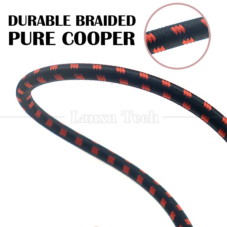 3ft 10ft 3m 5m 1/4 6.35mm Mono TS Right Angle Jack Electric Instrument Accessory Amp Effect Amplifier Guitar Patch Cable