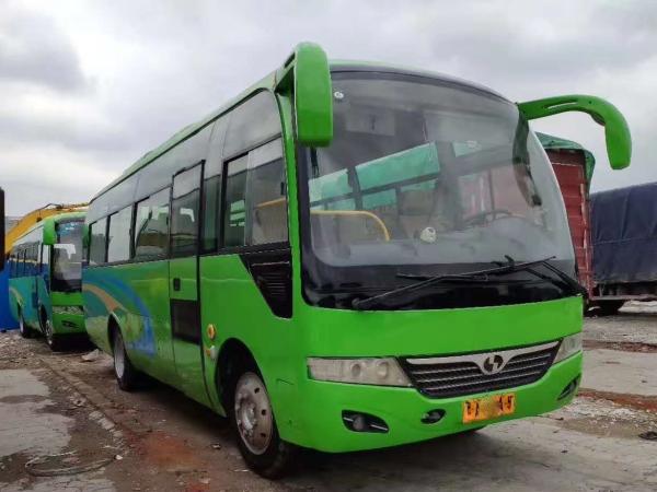 Left Side Drive Green Second Hand Tourist Bus 35 Seat Diesel Euro IV 8045mm