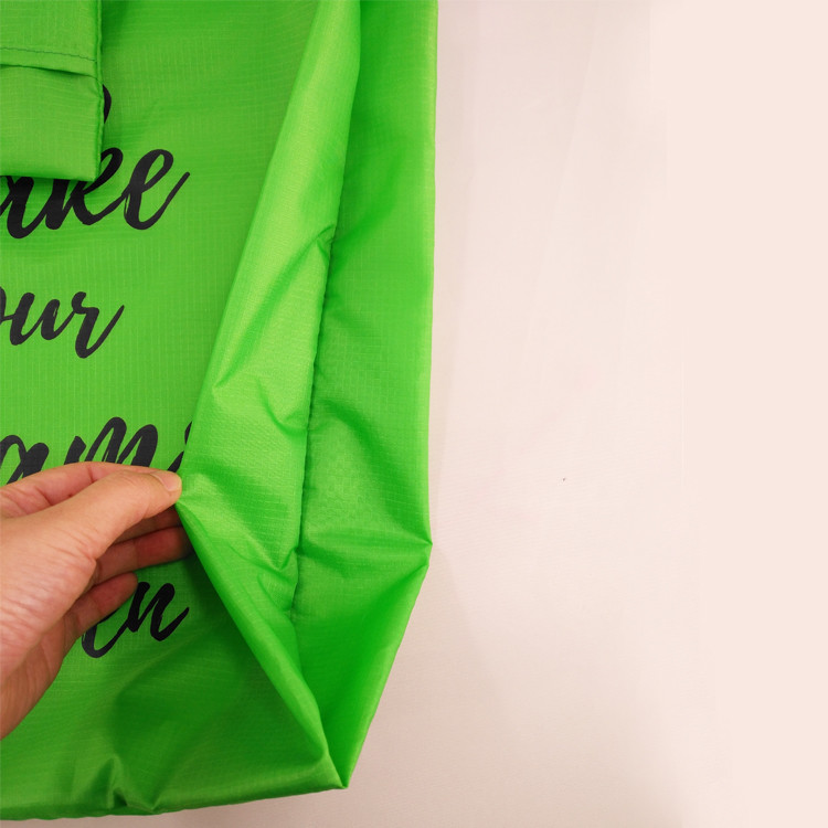 Recycle Polyester Foldable Shopping Bag Grocery Bag With Custom Logo