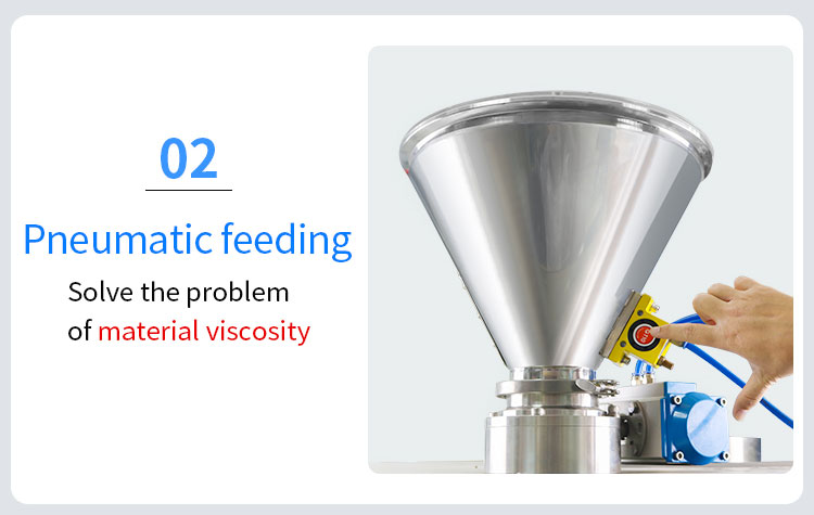 Pneumatic feding