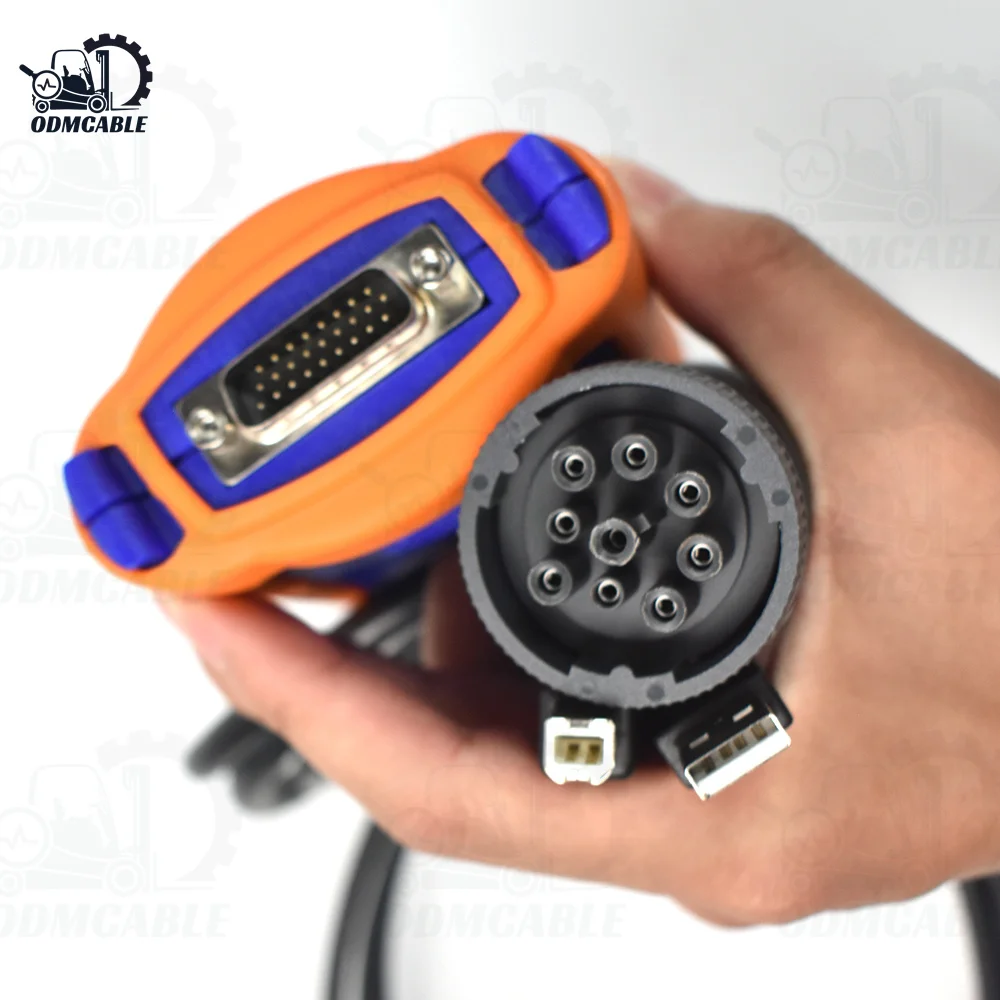 V5.3 Electronic Data Link EDL V2 Diagnostic Adapter Service EDL v2 Advisor construction Agricultrue diagnotic kit+CF19