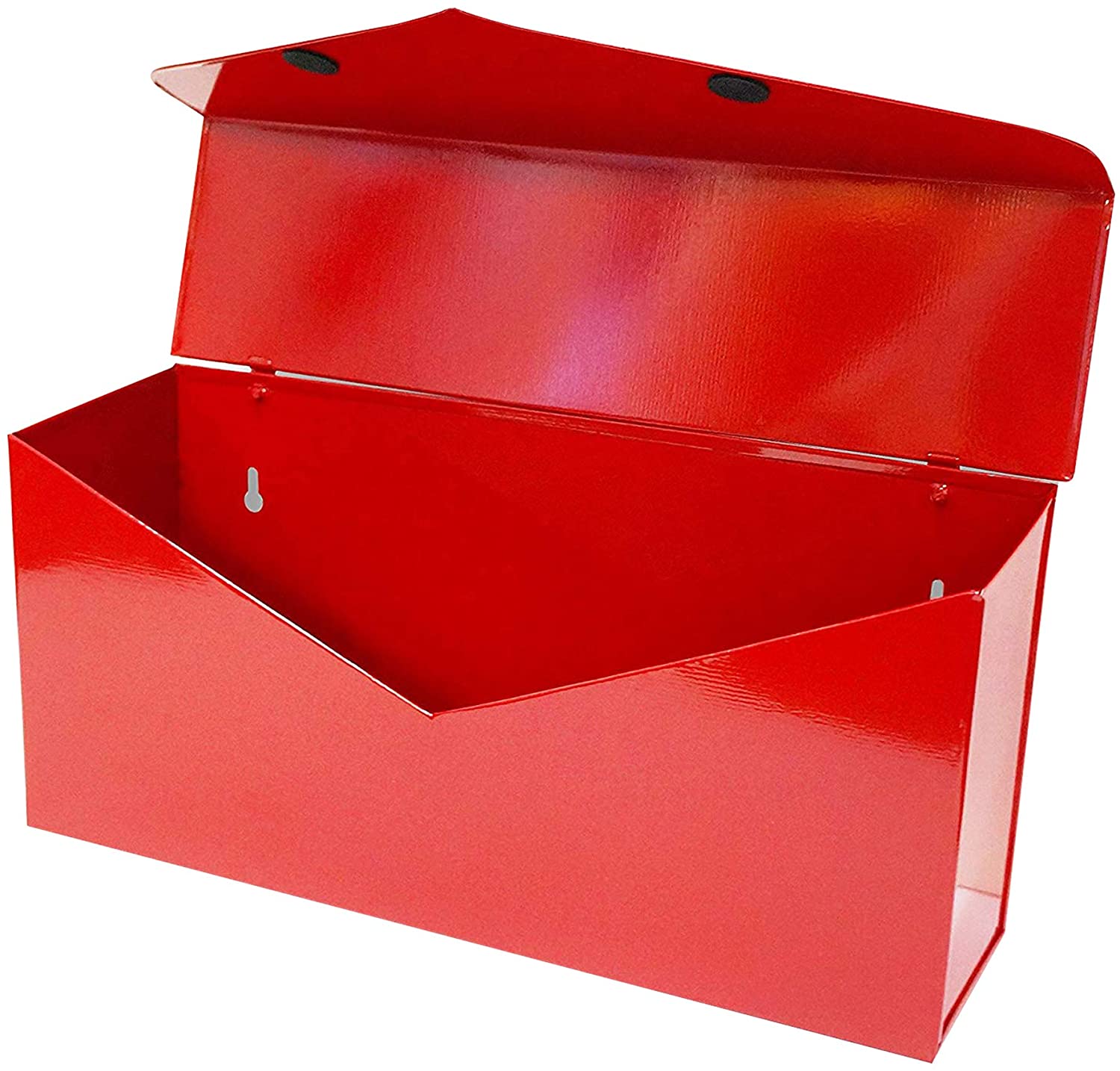 Custom Logo American Style Wedding Mailbox Postbox Cards Box Metal with Red Heart Flag
