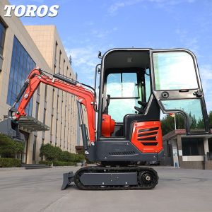 Energy Efficient Mini Hydraulic Excavator With 930mm Chassis Width