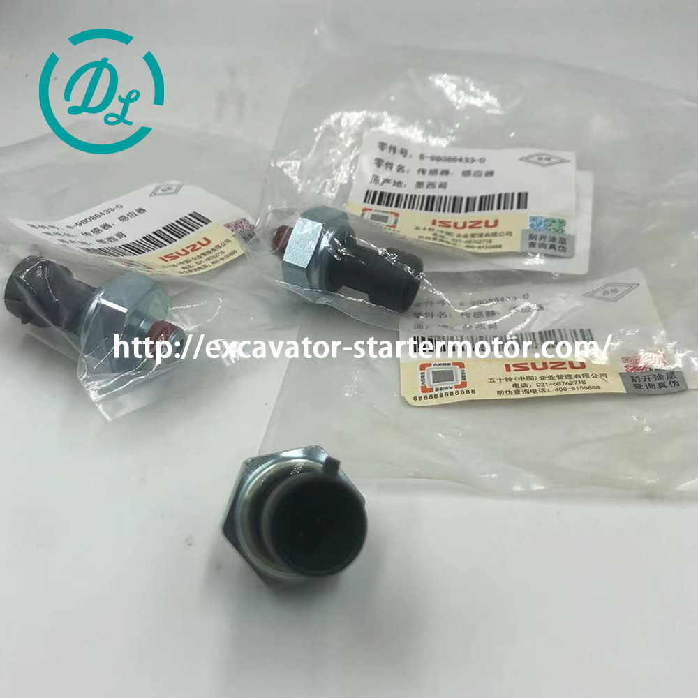 8-98086433-0 Engine Parts Fuel Pressure Sensor 3611310-E1100 Engine 6HK1