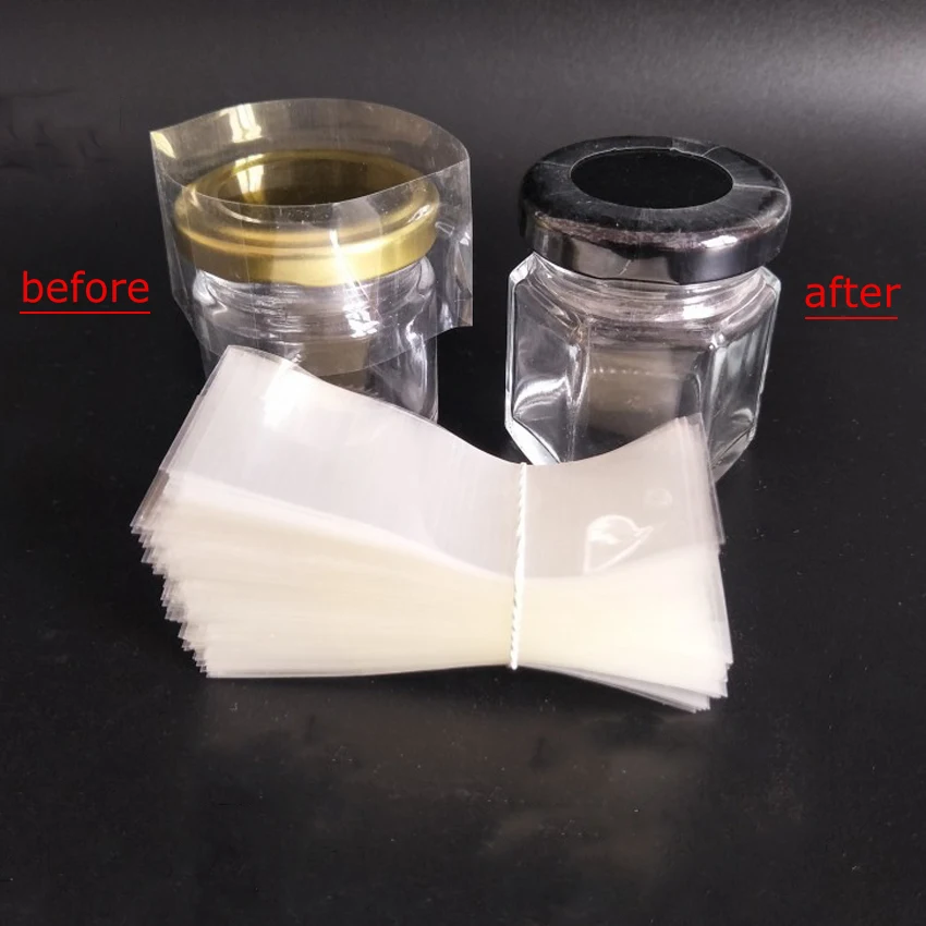 Heat Shrink Plastic Protective Sleeve for Medicine Bottle Mouth Covering and Protection