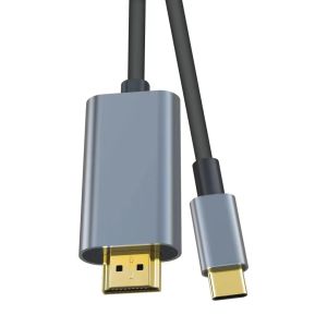  30HZ 4K Usb C To Hdmi Display Cable , Hdmi 1.4 To Usb Type C Cable 3m 2m 1m custom Manufactures