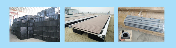 Aluminum Alloy Floating Docks Marine WPC Decking Floating Pontoon