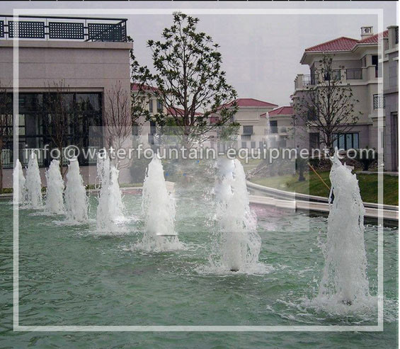 Ice Tower Cascade Water Fountain Nozzles Adjustable Lower Water Levels