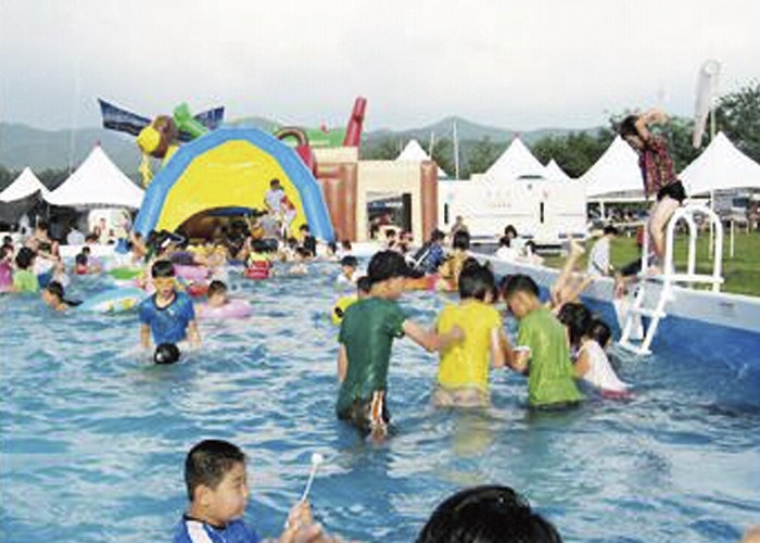 Rectangle Sandfilter Frame Swimming Pool 366 x 91cm For Park