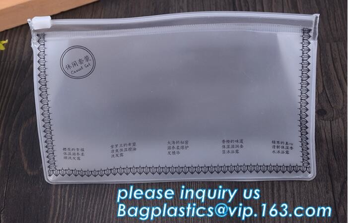 Plastic Bag OEM Custom PVC Loop Handle Image Printed Plastic Shopping Bag,Promotional Clear Waterproof Plastic Cosmetic