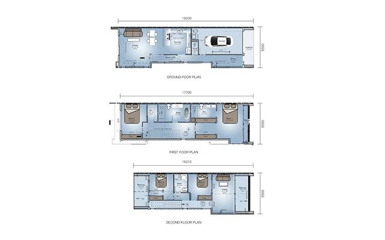 Australian Light Steel Frame Home Building Kits Project Prefab House