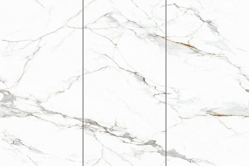 Carrara Indoor Floor And Wall Tile Polished Glazed Porcelain Tile 900x1800x9mm For Decoration And Building