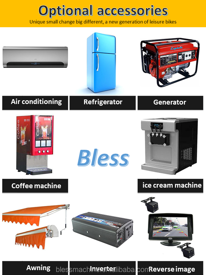 Multifunctional 2022 Mobile Food Truck with and After Service Video Technical Support