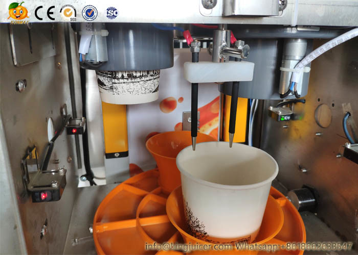 Orange Juice Vending Machine With 12 Classic Design Coin Bill Online QR Code Bank Card Credit Card Payment System