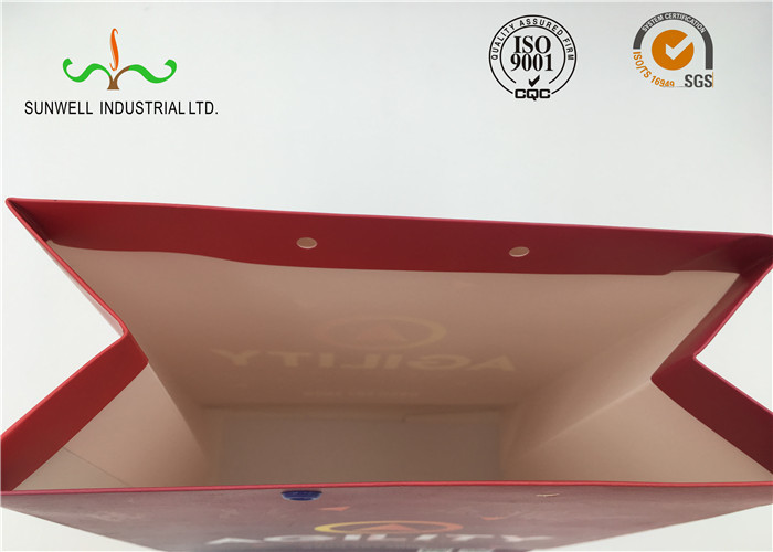 Customize Coated Fold Able Printed Paper Bags For Luxury Gift , Paper Shopping Bags