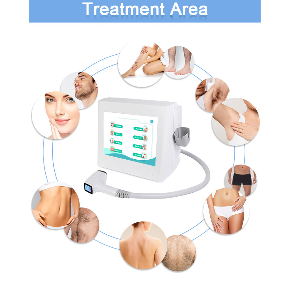 808 Diode Laser For Pain Free Permanent Hair Removal Machine Portable