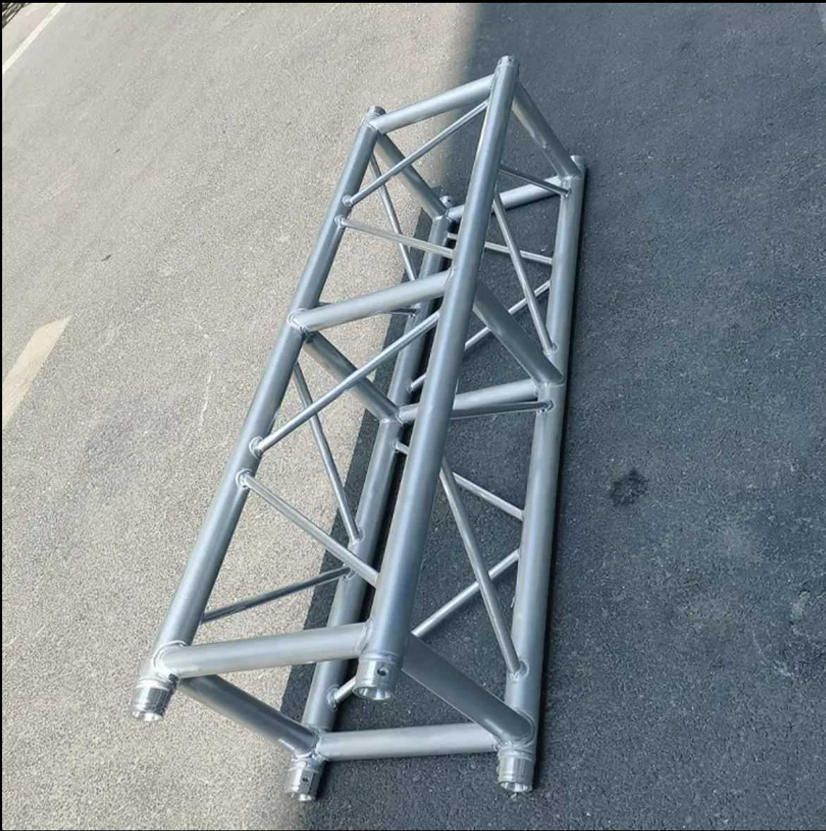 390*390mm Aluminium Stage Truss Portable Aluminum Ladder Truss For Booth Sound