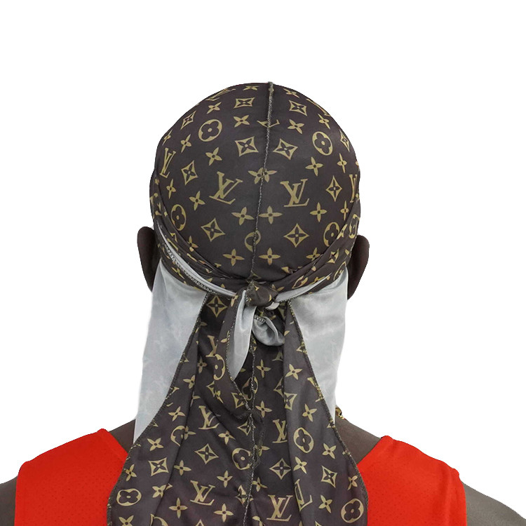 LV Waves Silky Designer Durag For Female