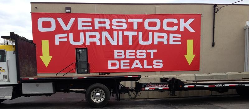 Vinyl Advertising UV Printing Customized Wall Banner With Metal Grommets