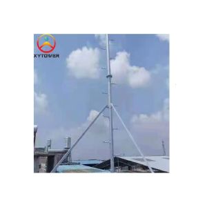5G Cell Signal Single Pipe Telecommunication Rooftop Pole